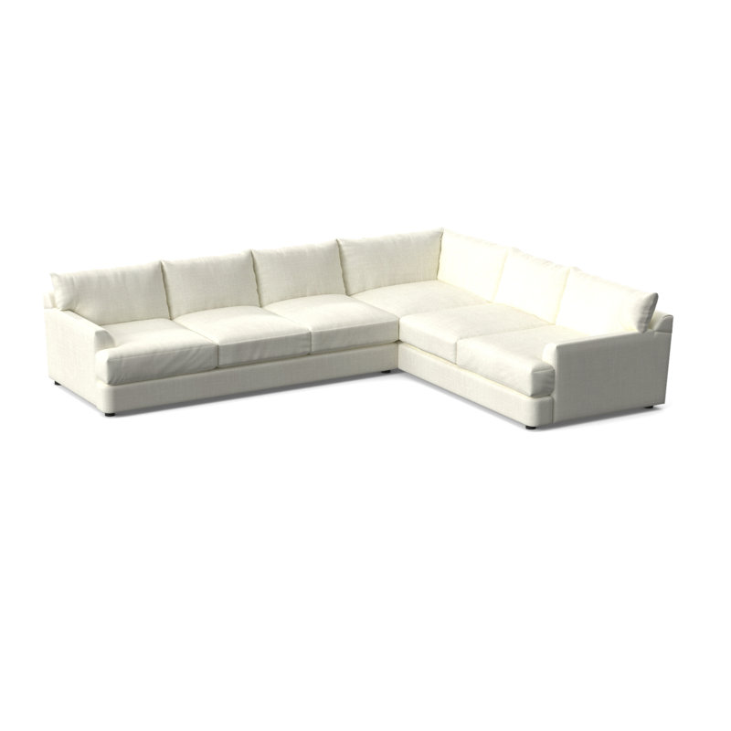 Klaussner Furniture Findley 2 Piece Upholstered Sectional & Reviews